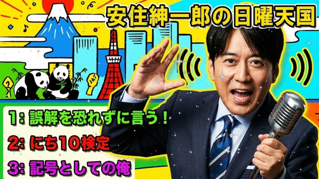 🤣【神回】「街で会う俺は俺じゃない」安住紳一郎が語る「記号としての自分」に中澤アナ爆笑！
