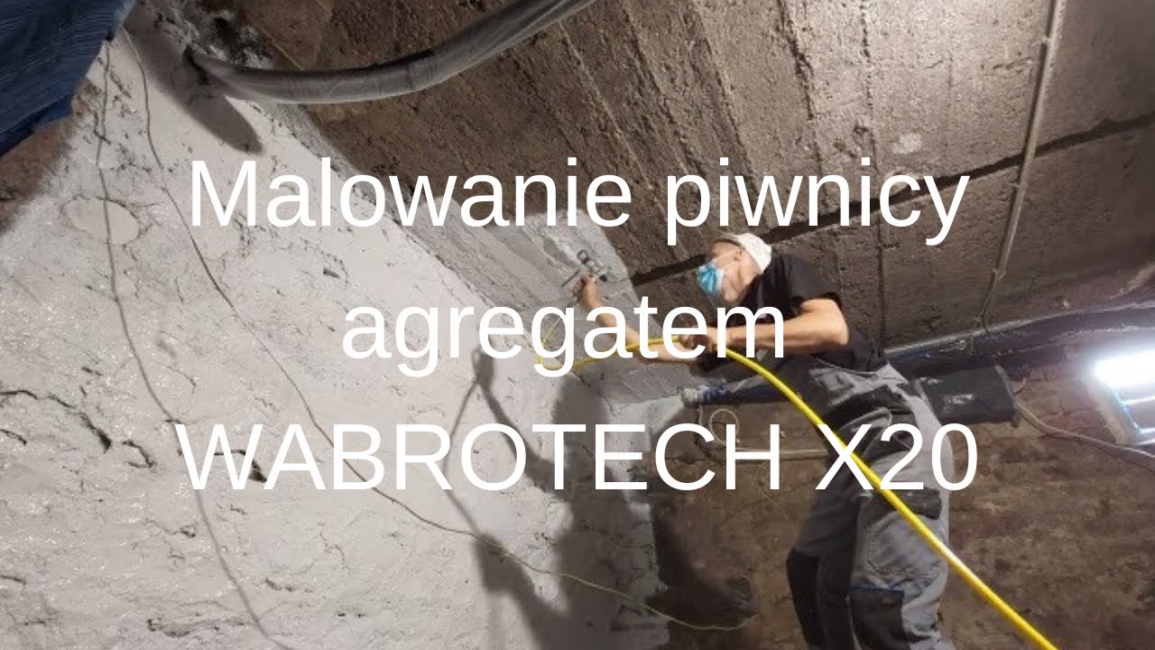 Malowanie  agregatem HYDRODYNAMICZNY - WABROTECH X20