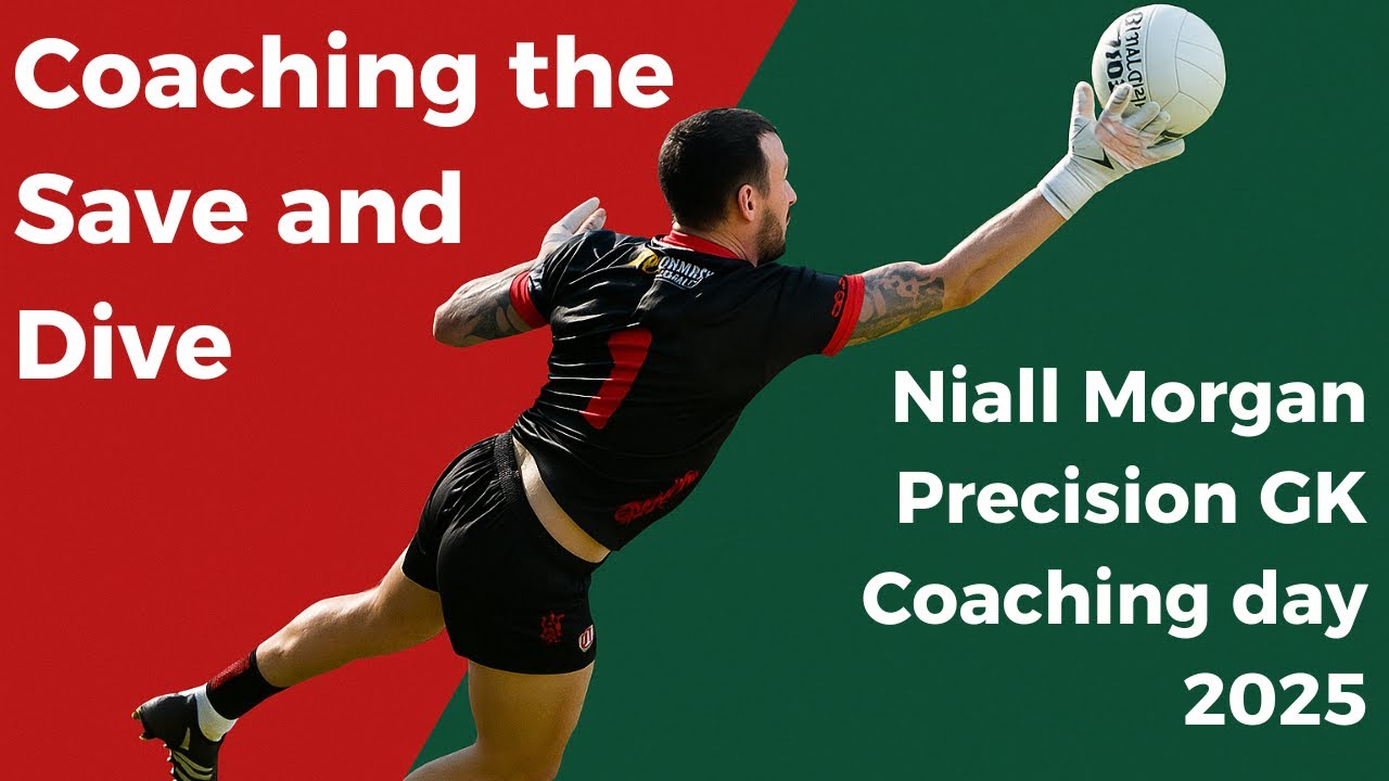 Niall Morgan coaching at Tyrellstown 2025 Precision Ireland Goalkeeper coaching day 01