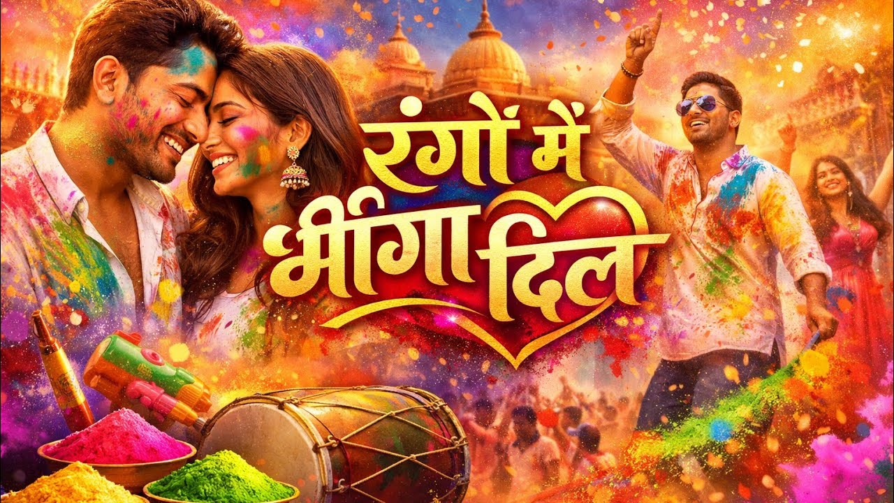 रंगों में भीगा दिल❣️ Bollywood Hindi song heart touching ❣️ 2026