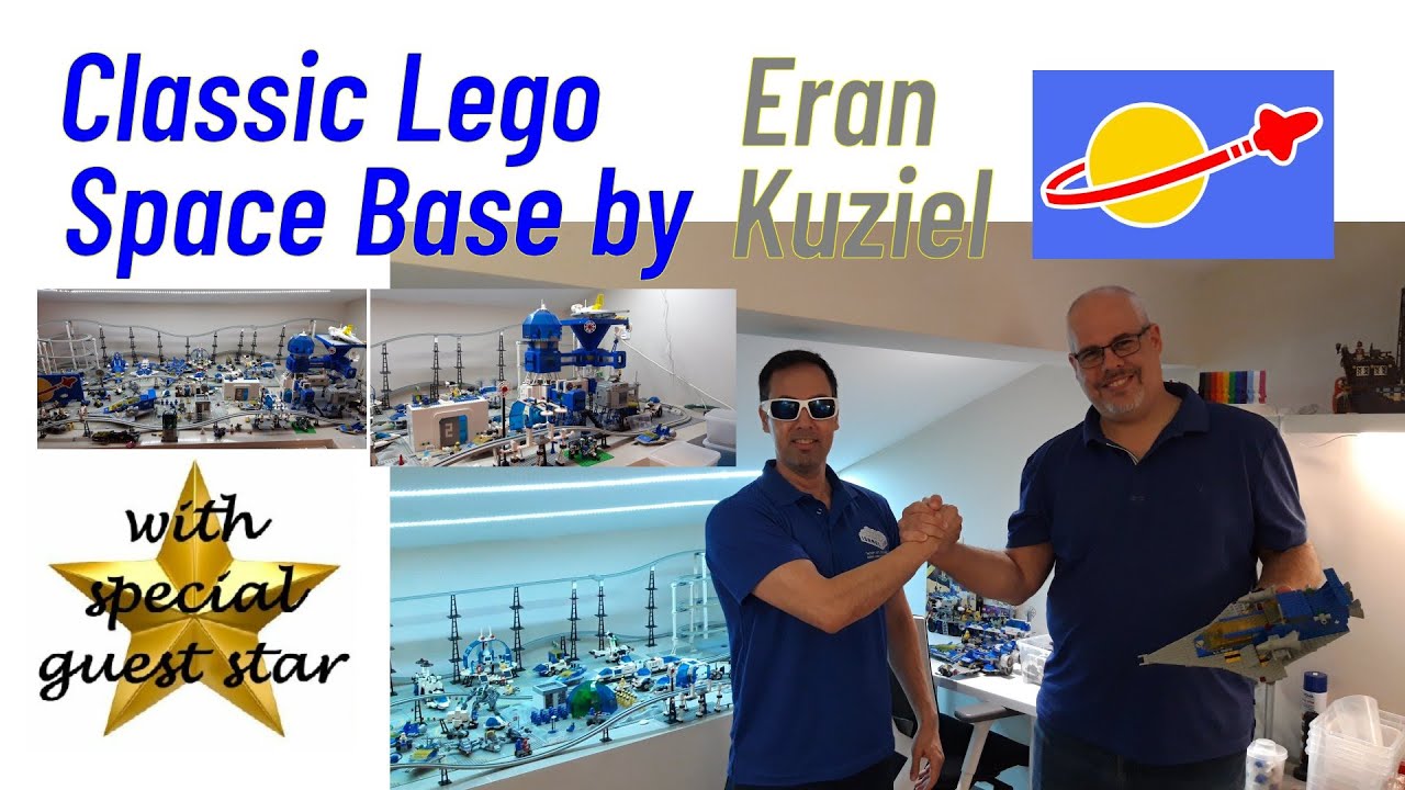 A Unique Classic Lego Space Base MOC by Eran Kuziel