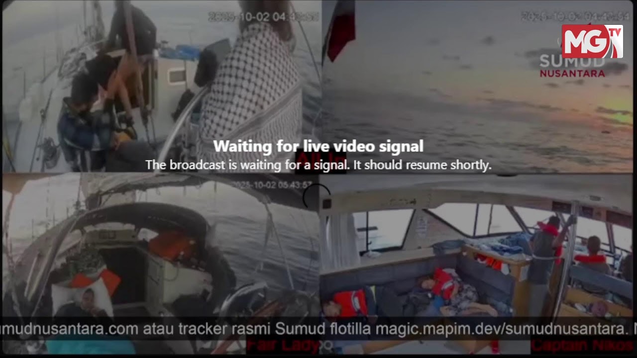 ((LIVE)) Perjalanan Terkini Global Sumud Flotilla