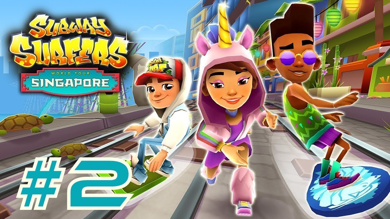 Subway Surfers: Singapore - Samsung Galaxy S8+ Gameplay #2