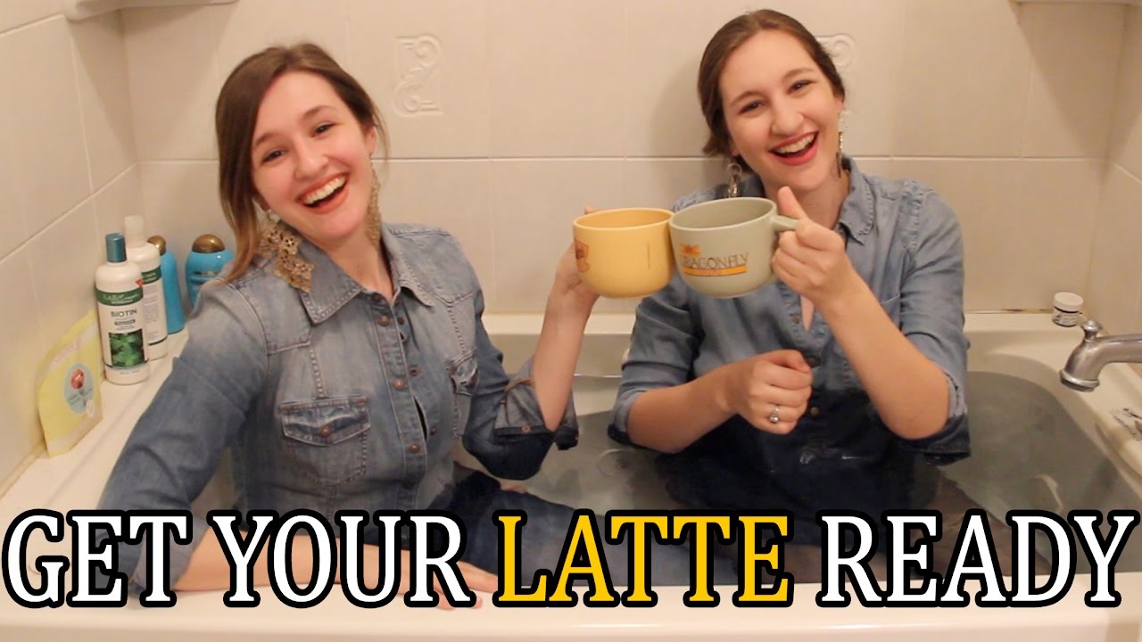 Bath Time with Kristen: How To Make Masterful Latte Art! (Ep. 2) | VEDA #15/16 || Shut Up Kristen!