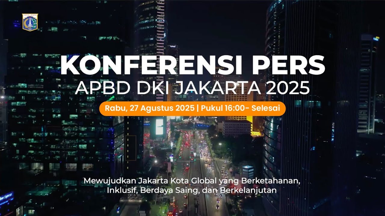 Konferensi Pers APBD DKI Jakarta 2025