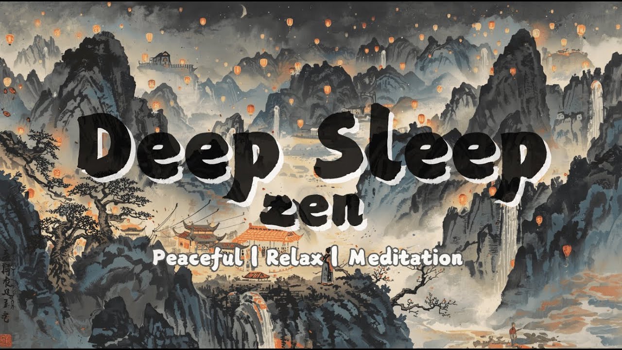 2-Hour Deep Sleep Music: A Starlit Journey Through the Cloud Mountains  | Zen Verse Studio