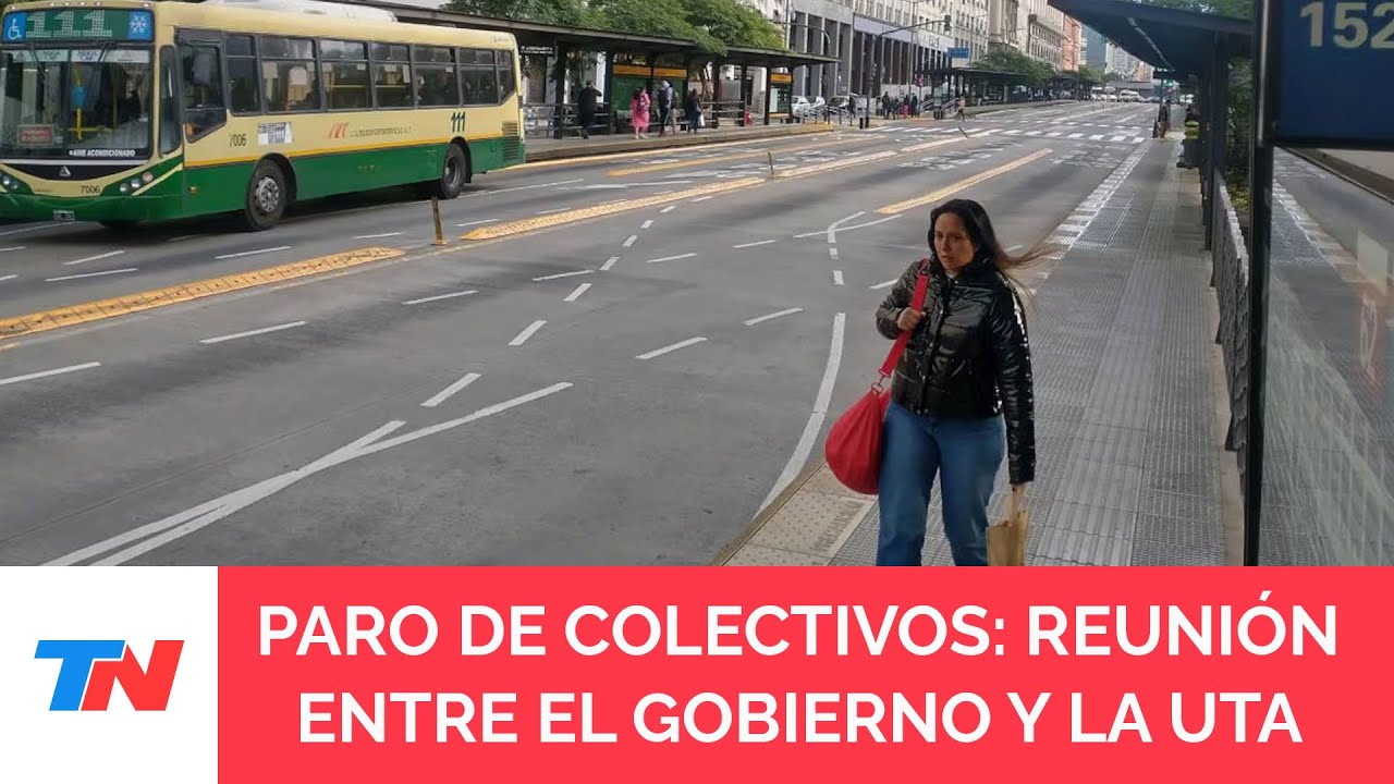 CUMBRE GOBIERNO - UTA: El Gobierno postergó la reunión para buscar desactivar el paro de colectivos