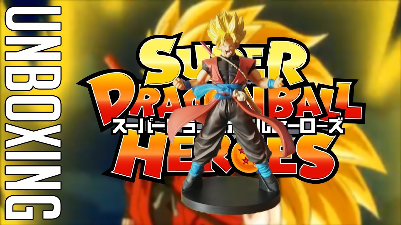Super Dragon Ball Heroes Banpresto DXF Super Saiyan Xeno Goku Figure Unboxing!