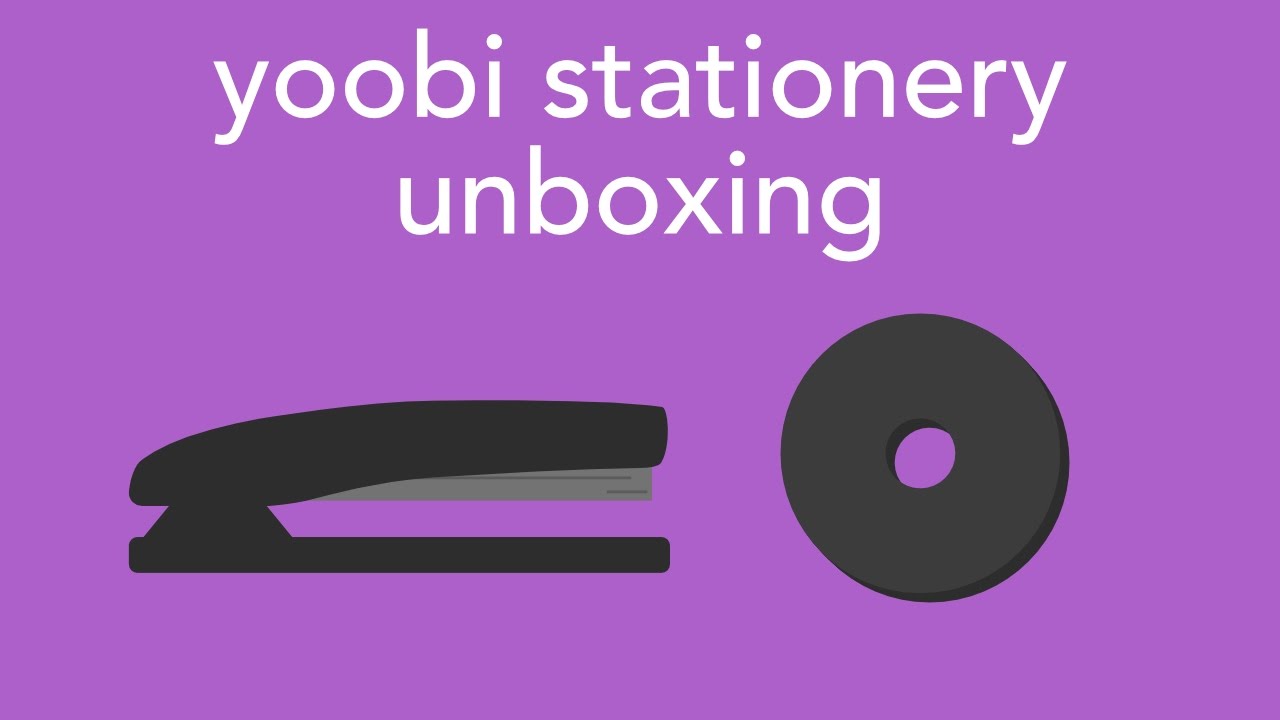 yoobi stationery unboxing [+ swatches and demos]