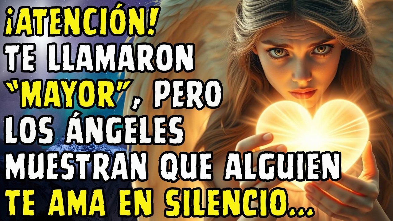 💌¡ATENCIÓN! Te llamaron “mayor”, PERO los ángeles MUESTRAN que alguien te AMA en silencio #dios