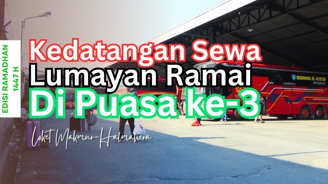 Ramai Kedatangan Penumpang di Puasa ke-3 1447 H