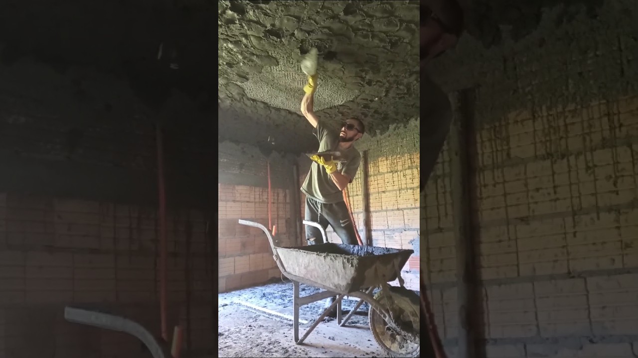 Rebocando Teto de Isopor 