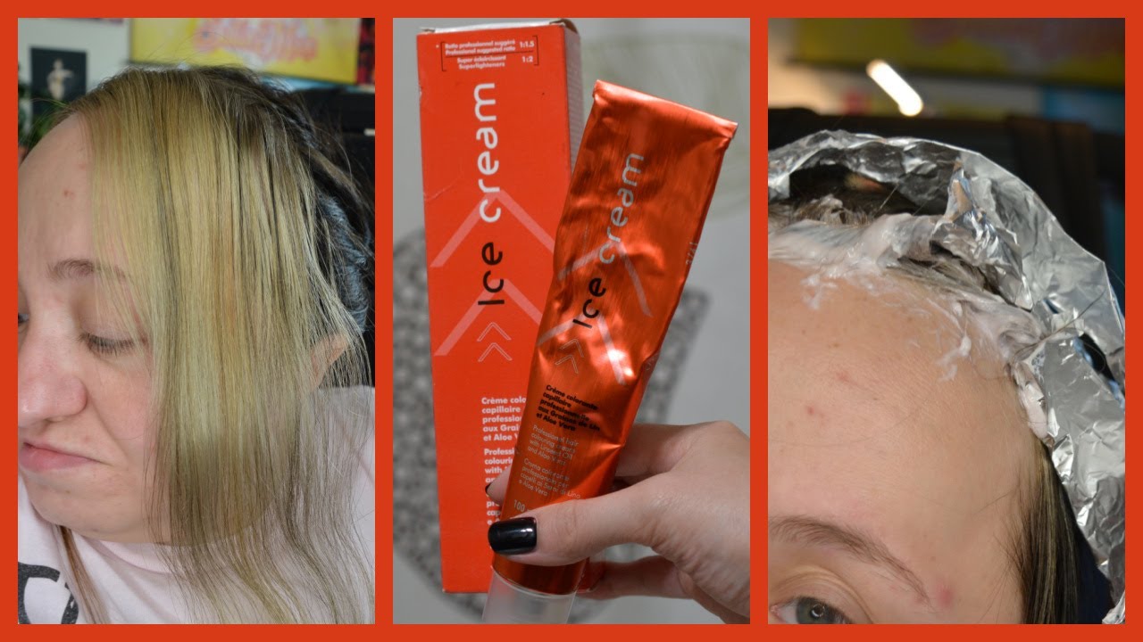 ICE CREAM Silver Hair Dye | Review + Demo!!