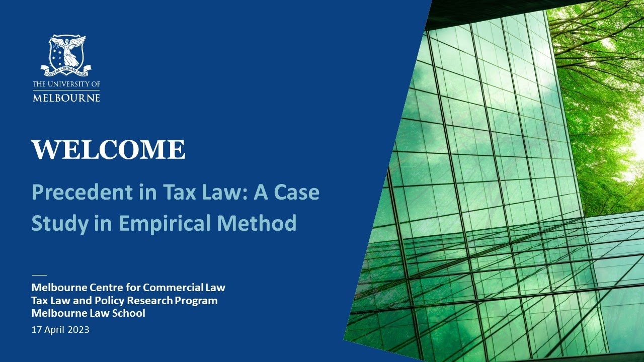 Precedent in Tax Law: A Case Study in Empirical Method