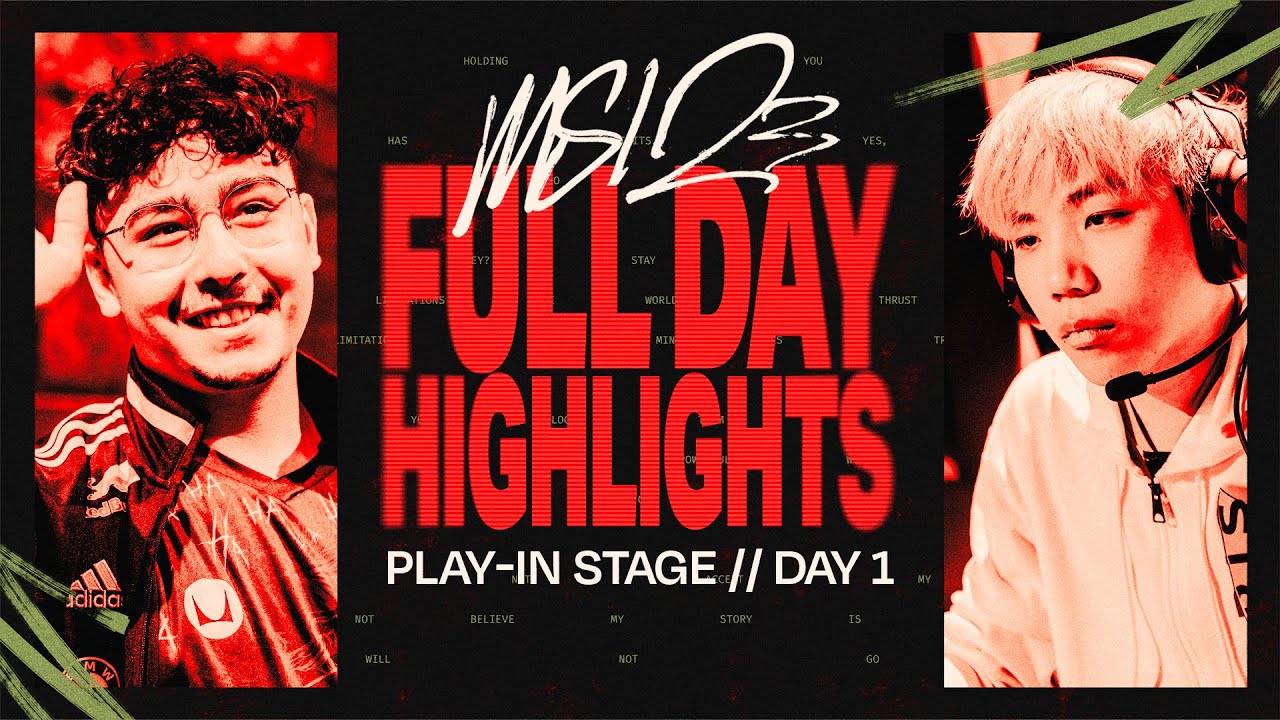 FULL DAY HIGHLIGHTS | Play-In Stage / DAY 1 | MSI 2023