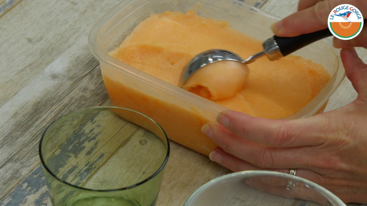 Recette sorbet au melon sans sorbetière