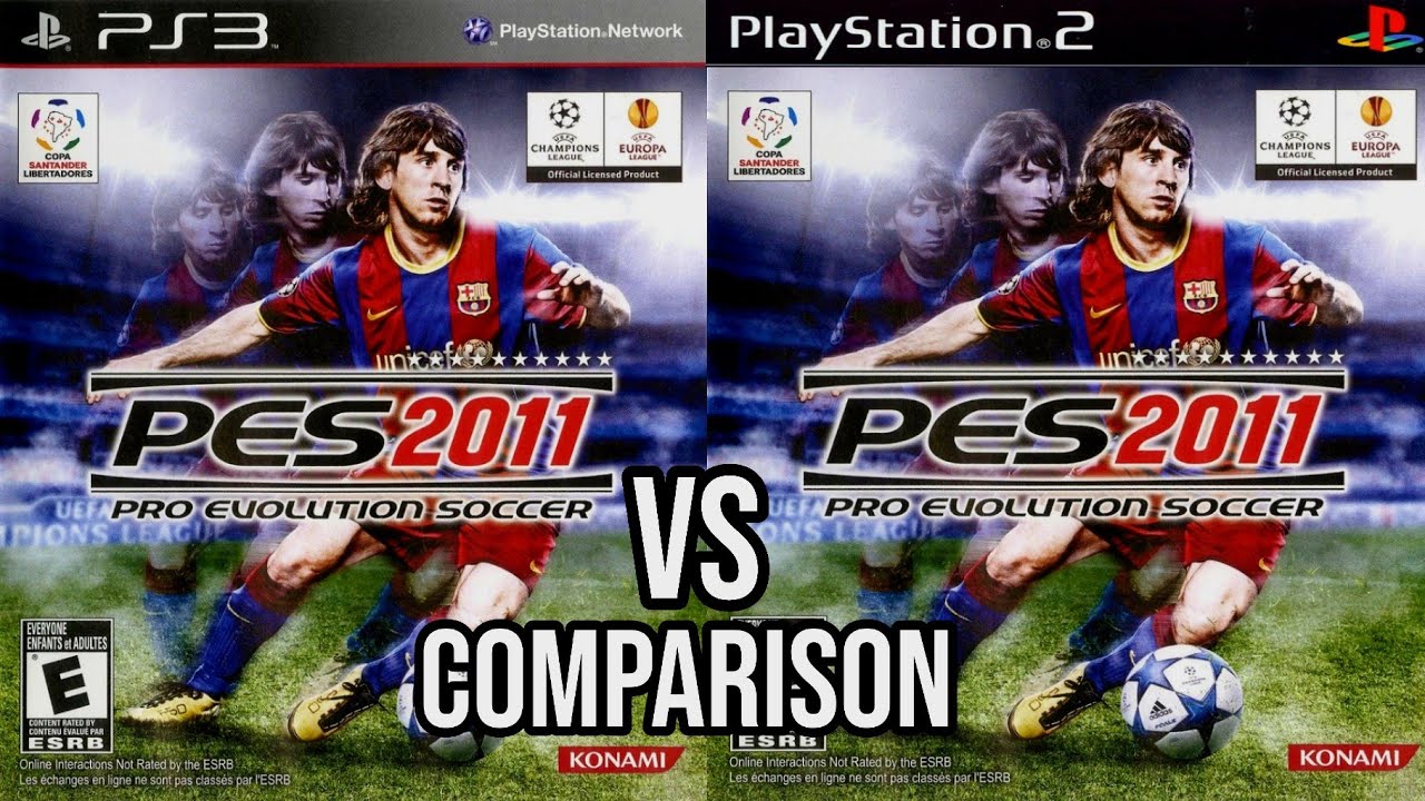 PES 2011 PS3 против PS2