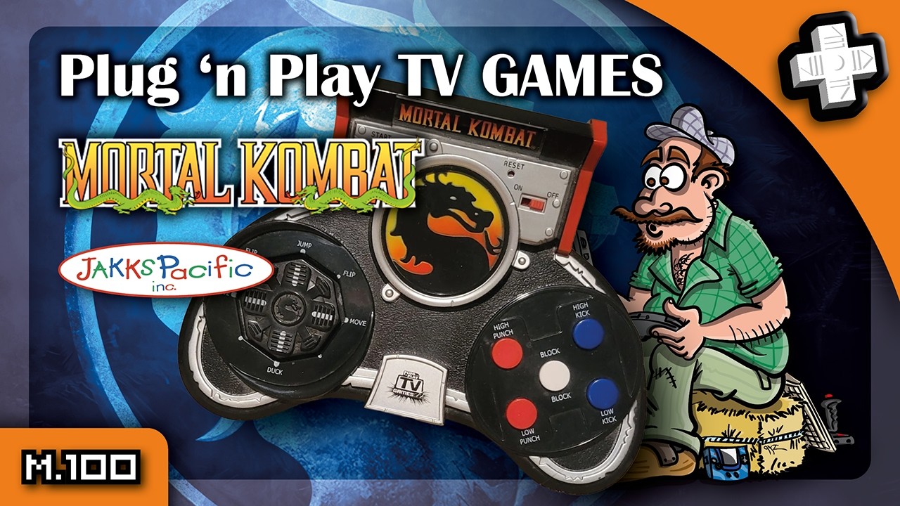 MATOS+ #100 - JAKKS PACIFIC PLUG 'N PLAY TV GAMES MORTAL KOMBAT