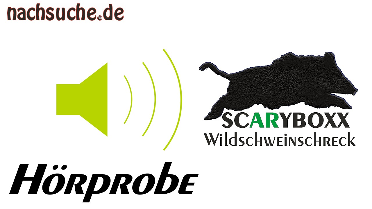 Scaryboxx - H&ouml;rprobe - Wildschaden reduzieren - Sauen lenken und bejagen