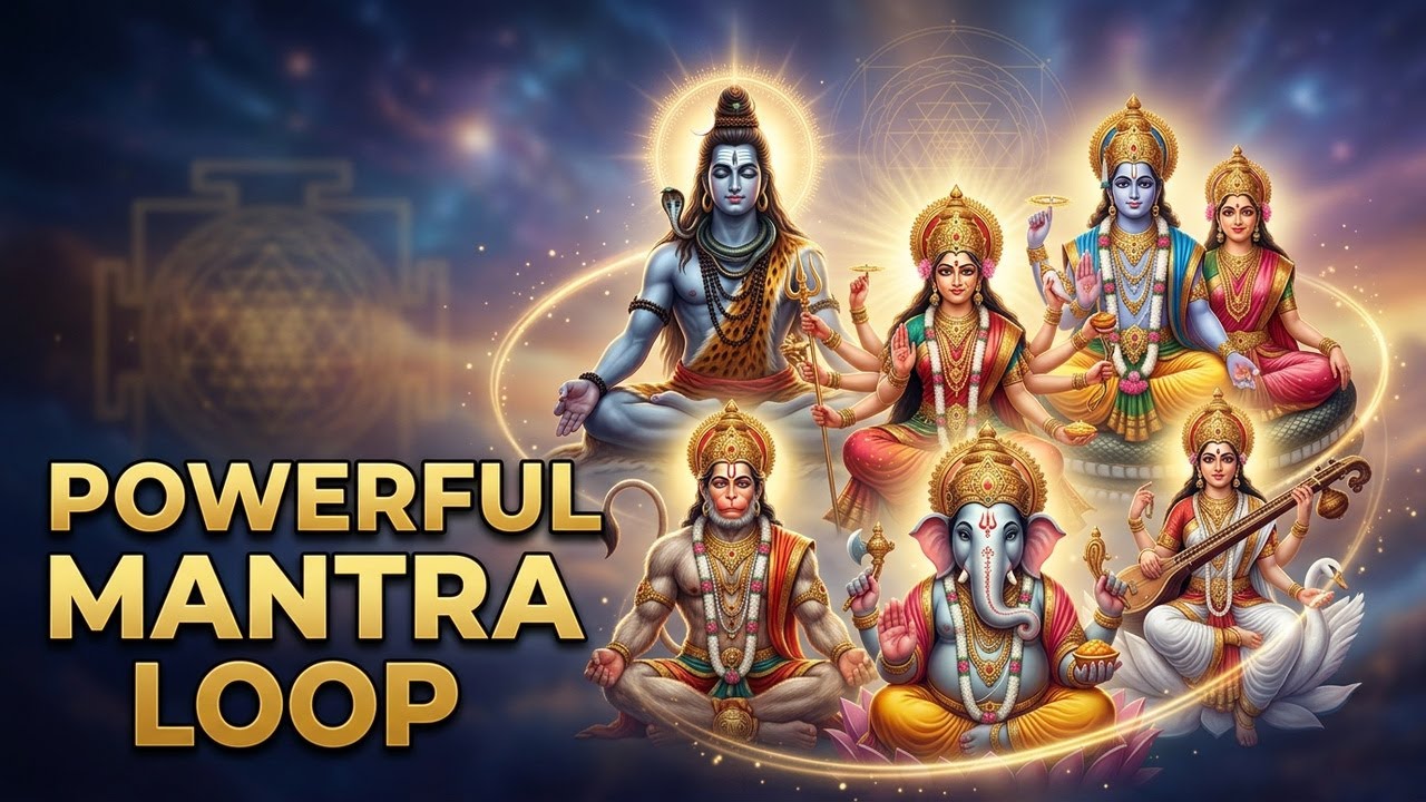 Ultimate Chanting in Loop | Powerful Morning & Evening Mantras