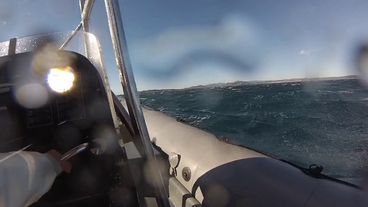 Milpro SRR 870 rough sea