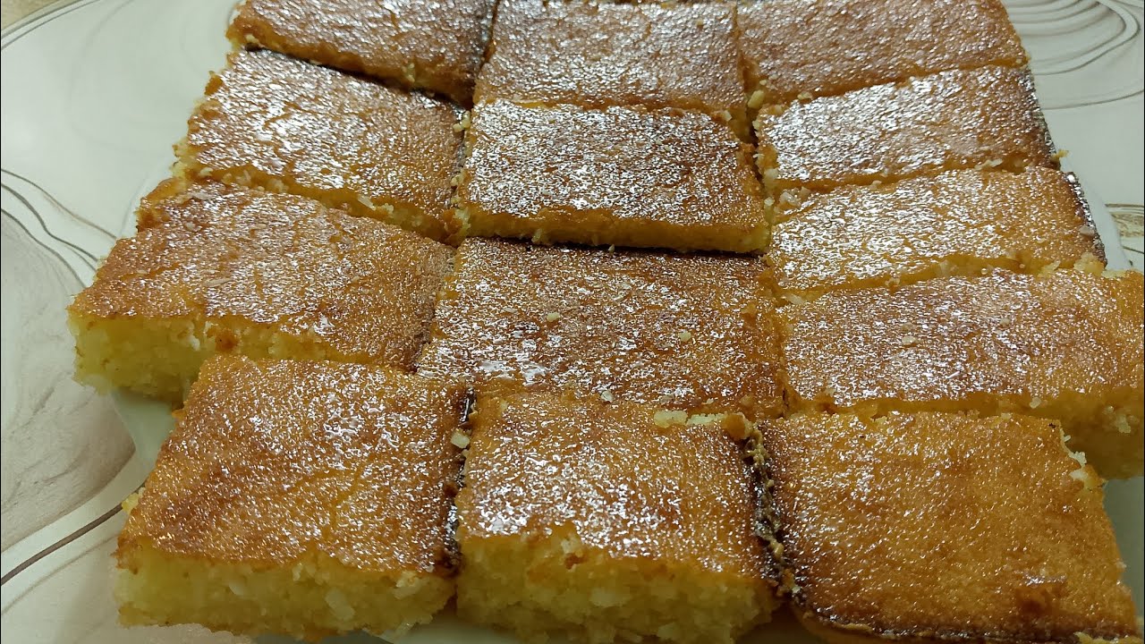 بسبوسة جوز الهند (حلويات رمضانية)