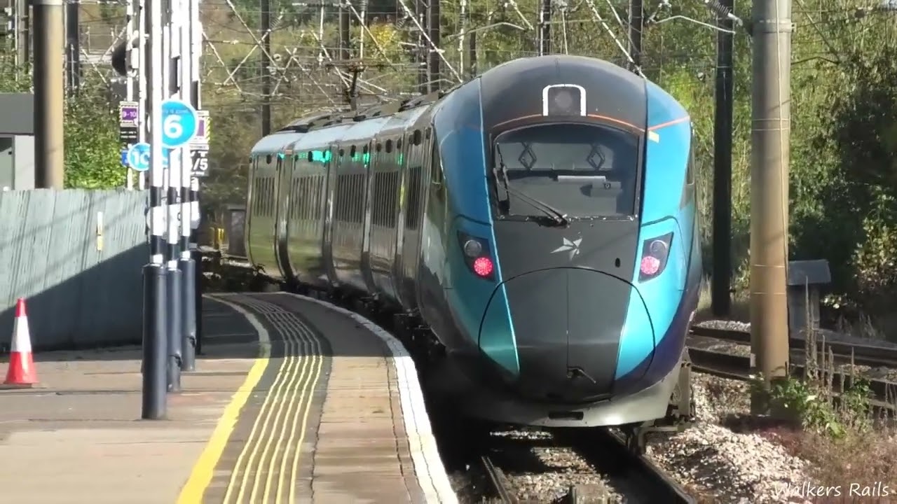 Trains at Durham Station