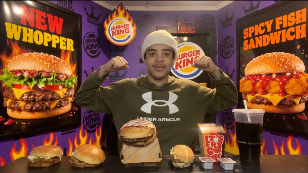 Brand New Whopper and Spicy Fish Sandwich From Burger King 
