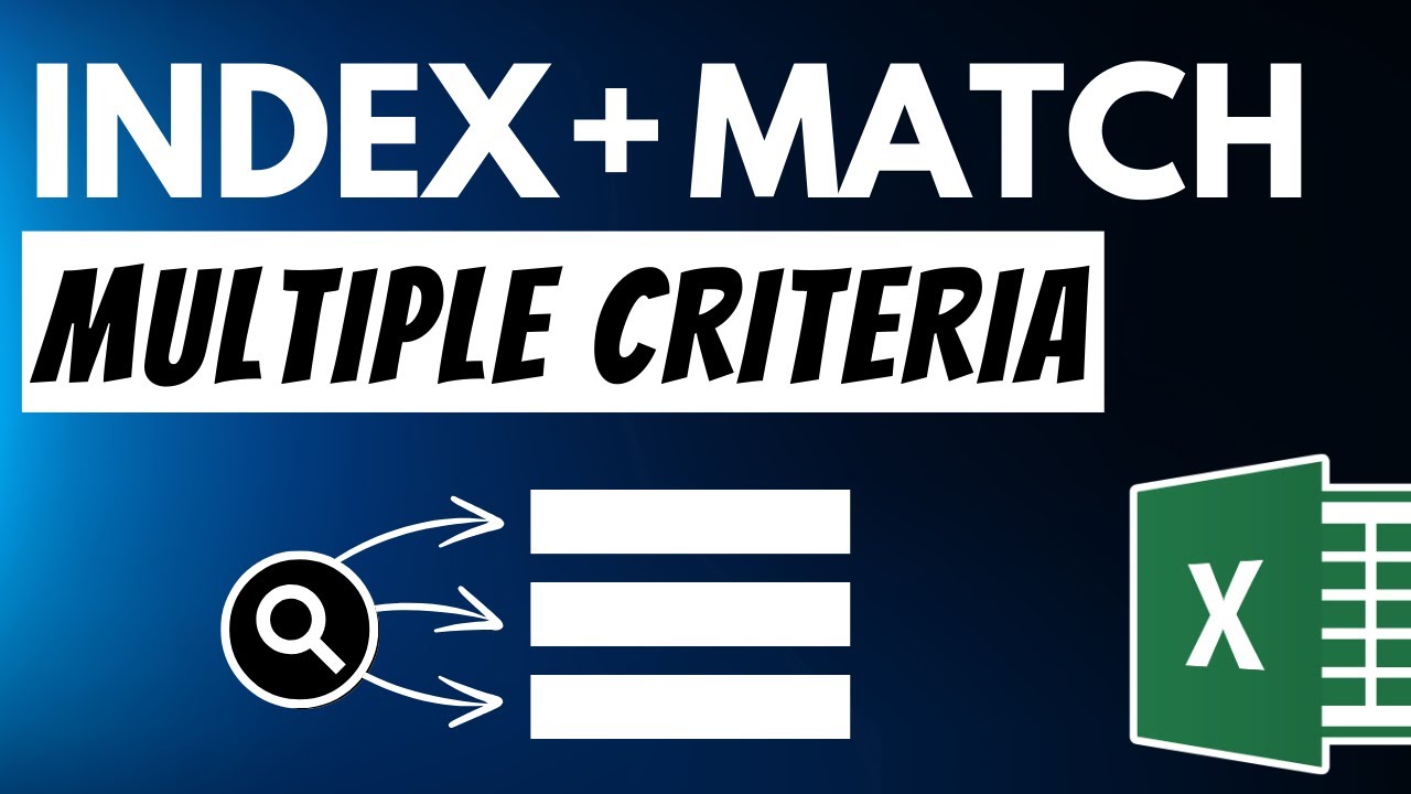 How to Perform INDEX & MATCH with MULTIPLE Criteria in Excel!