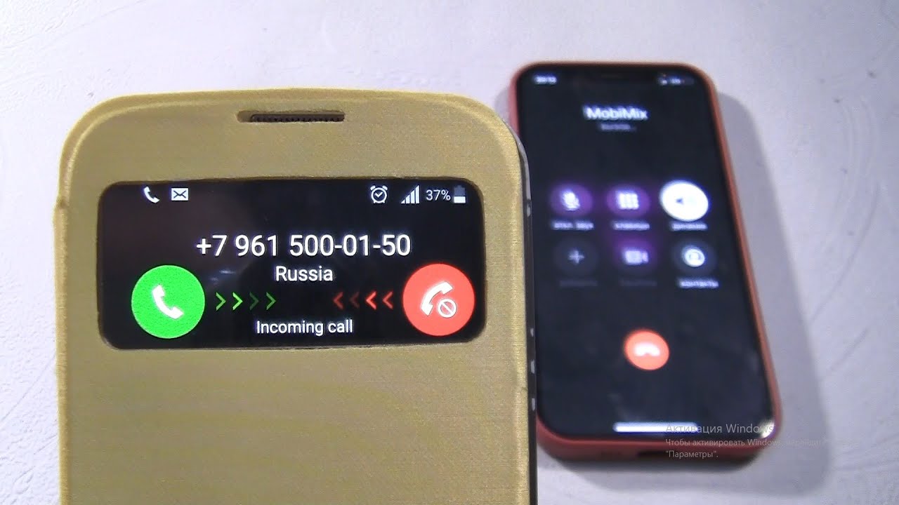 Over the Horizon Incoming + Outgoing call at the Same Time  Samsung Galaxy S4 + iPhone 12 Pro