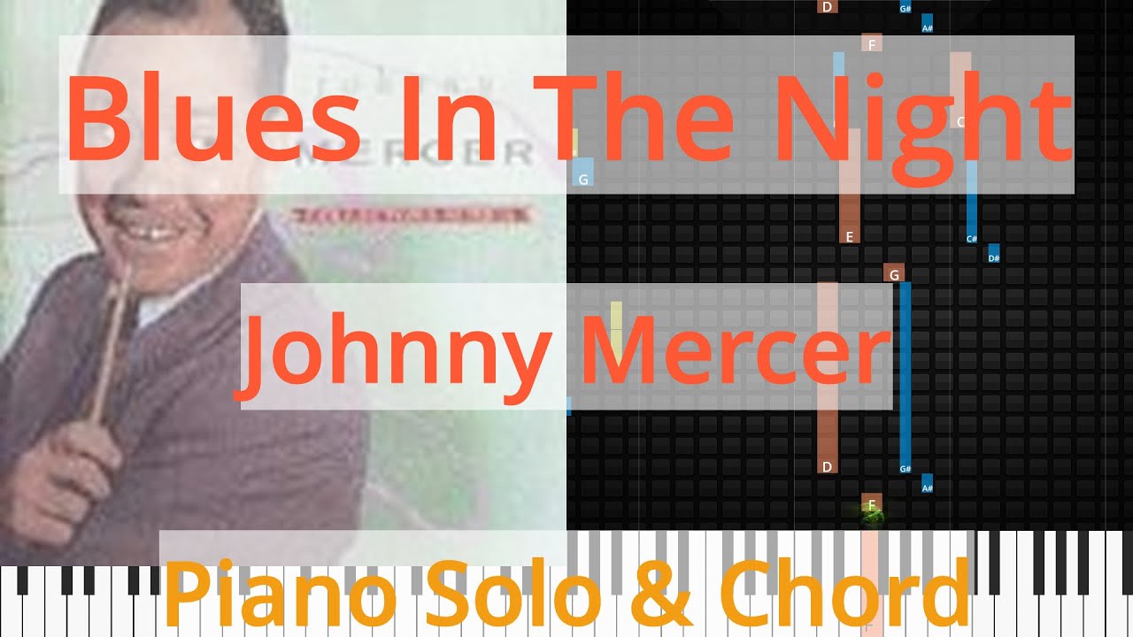 🎹Solo & Chord, Blues In The Night, Johnny Mercer, Synthesia Piano