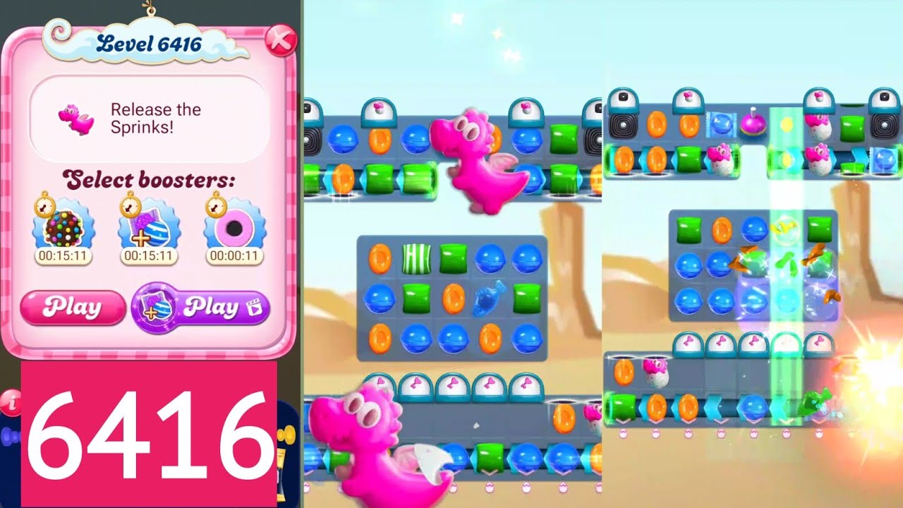 Candy crush saga level 6416 || ANUDEEP CC GAMING