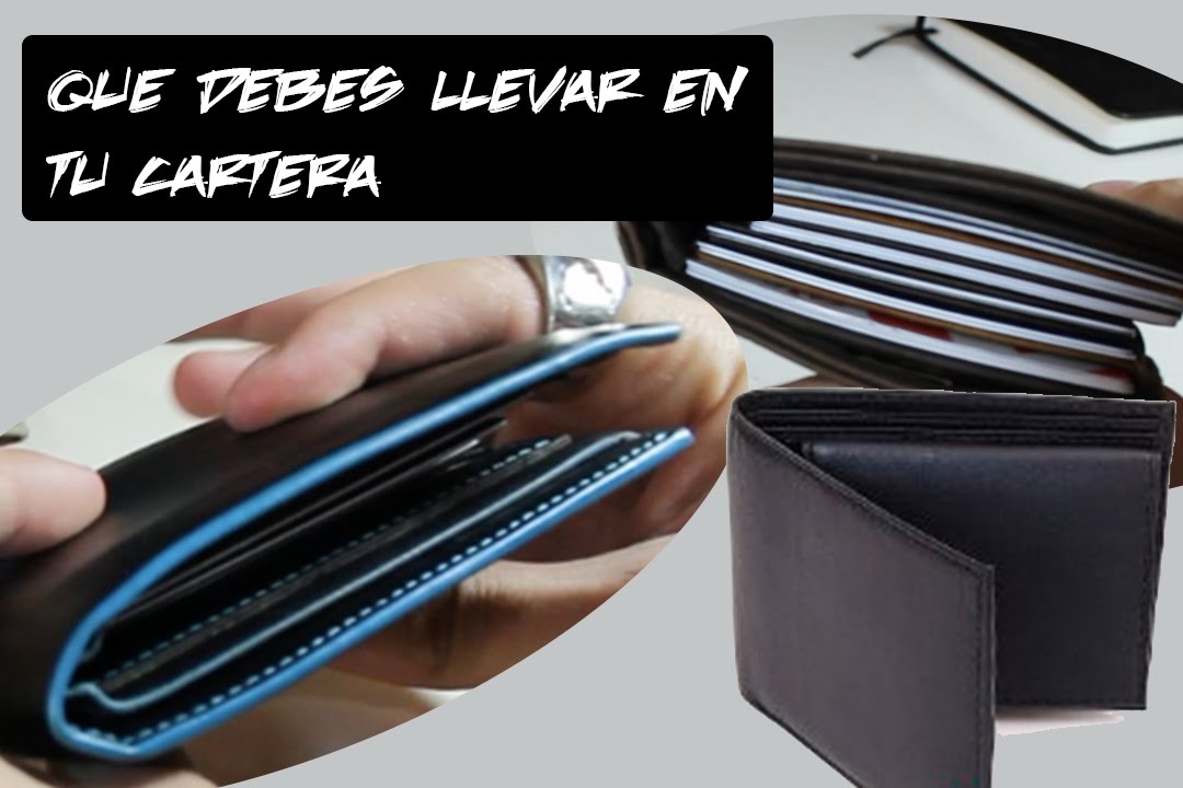 ¿Que debes tener en tu cartera? Cartera para hombres | JR Style For Men