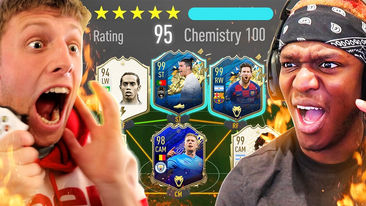KSI vs W2S 195 RATED FUT DRAFT CHALLENGE - FIFA 20