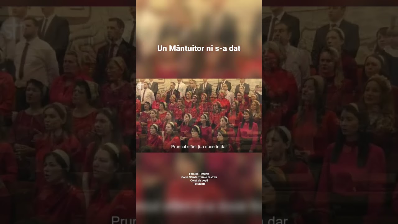 Un M&acirc;ntuitor ni s-a dat - Familia Timofte & Corul mare si mic Sfanta Treime & TB Music #colind