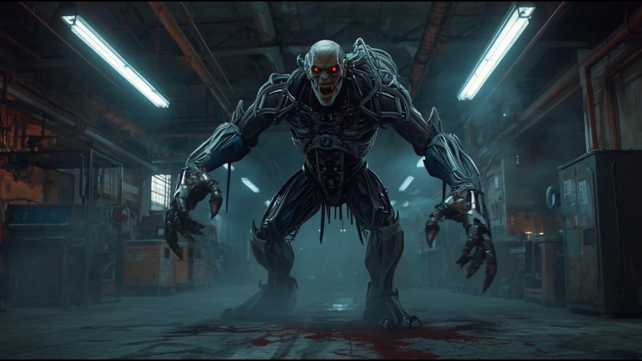 (1 hour mix) Industrial Metal Cyberpunk Techno Instrumental Music