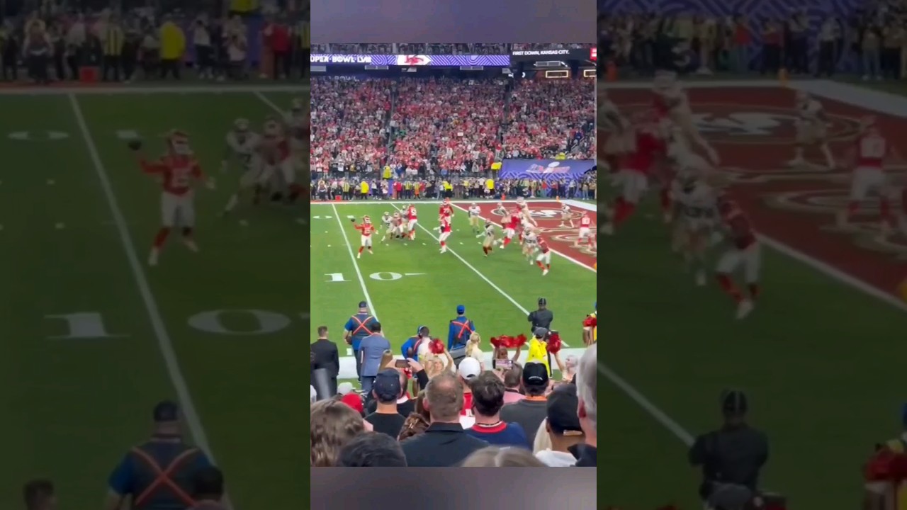 Super Bowl LVIII winning play 10 yard line 🔥#superbowl