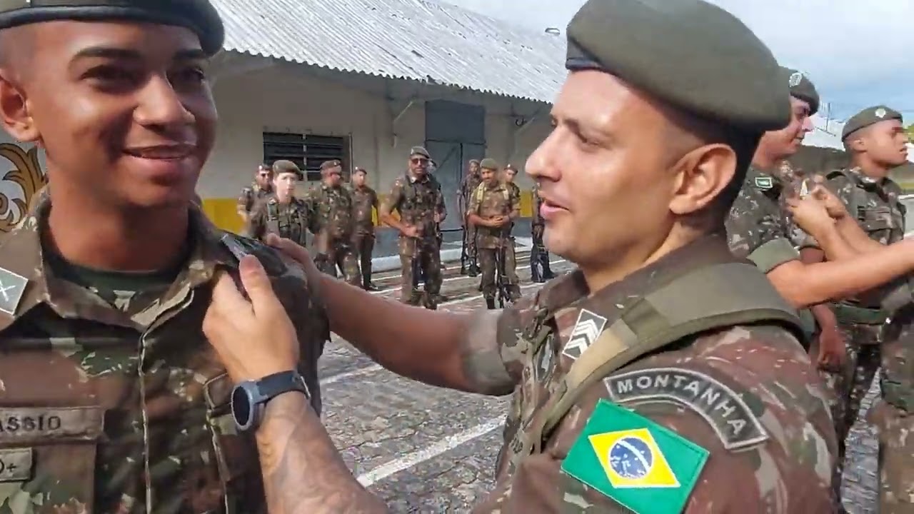 Formatura de Promoções a cabos do Exército no 7º D Sup 09/08/2024