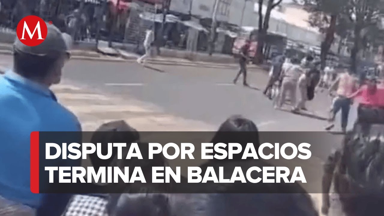 Balacera en Mercado Juárez por riña entre comerciantes; hay 6 personas heridas