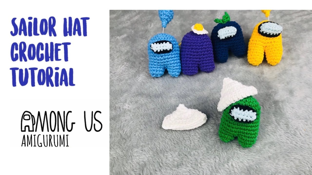 Among Us Sailor Hat Crochet pattern