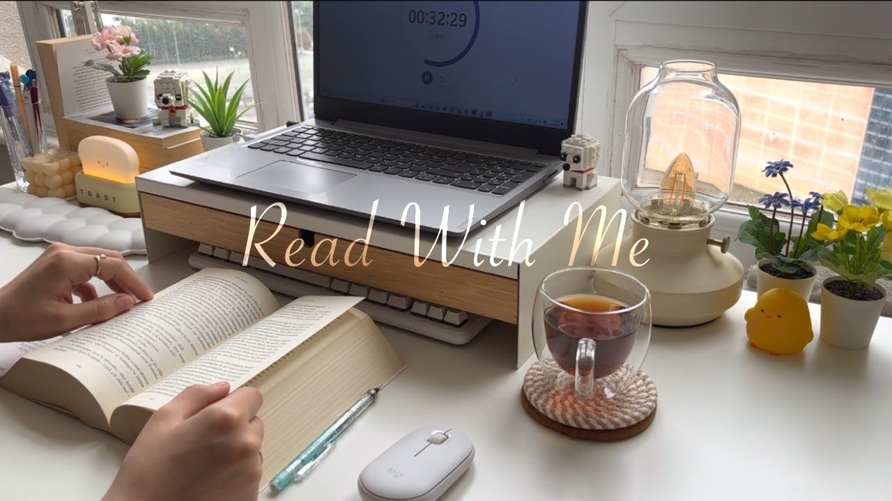 1 HOUR COZY READ WITH ME | No Break | Fireplace Ambience🕯️📕
