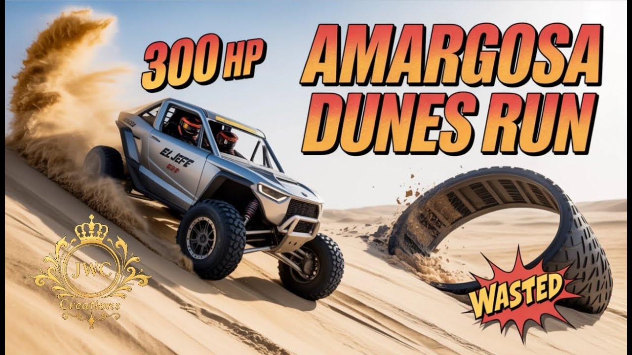 Amargosa Dunes Run High Horsepower Southern Rock Speed UTV & E85 Adventure with Music