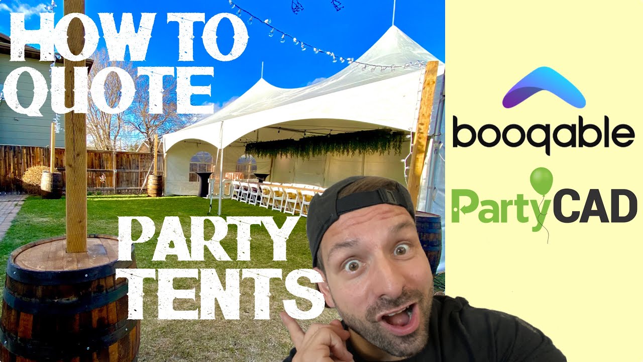 How To Quote Party Tent Rental Jobs - Booqable Rental Software And Party Cad Tent Modeling Software