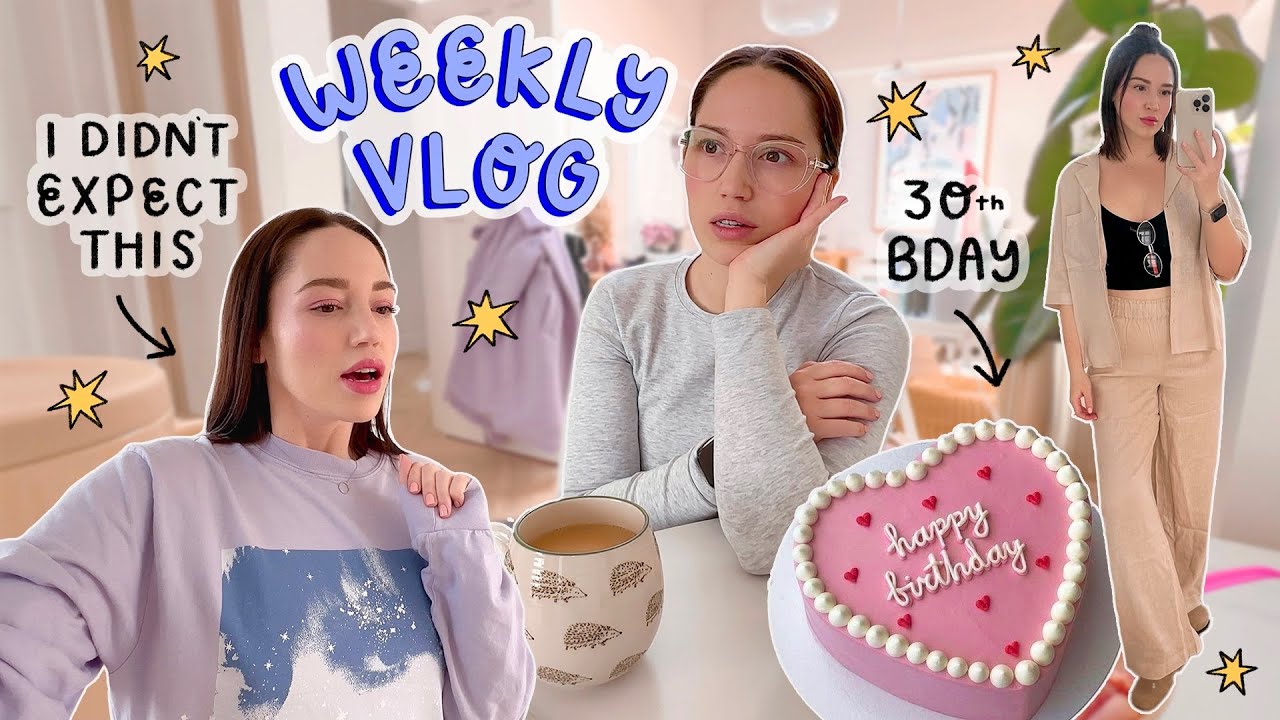 WEEKLY VLOG 4 ✨ I didn't expect this to happen... A stressful phone call + my 30th birthday 🎈