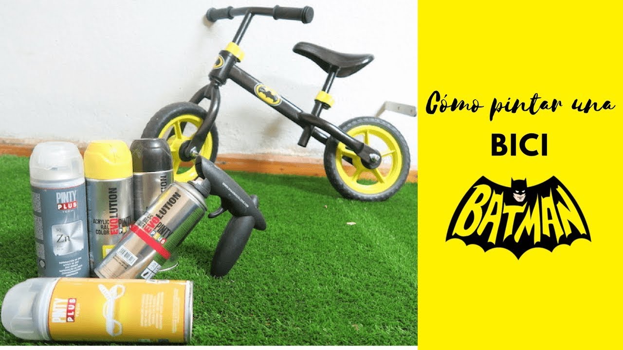 C&oacute;mo pintar una BICI BATMAN con...