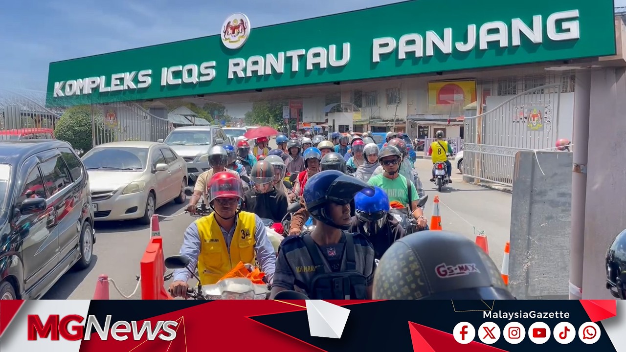 Sesak Teruk! ICQS Rantau Panjang Dipenuhi Perantau Thailand Balik Raya