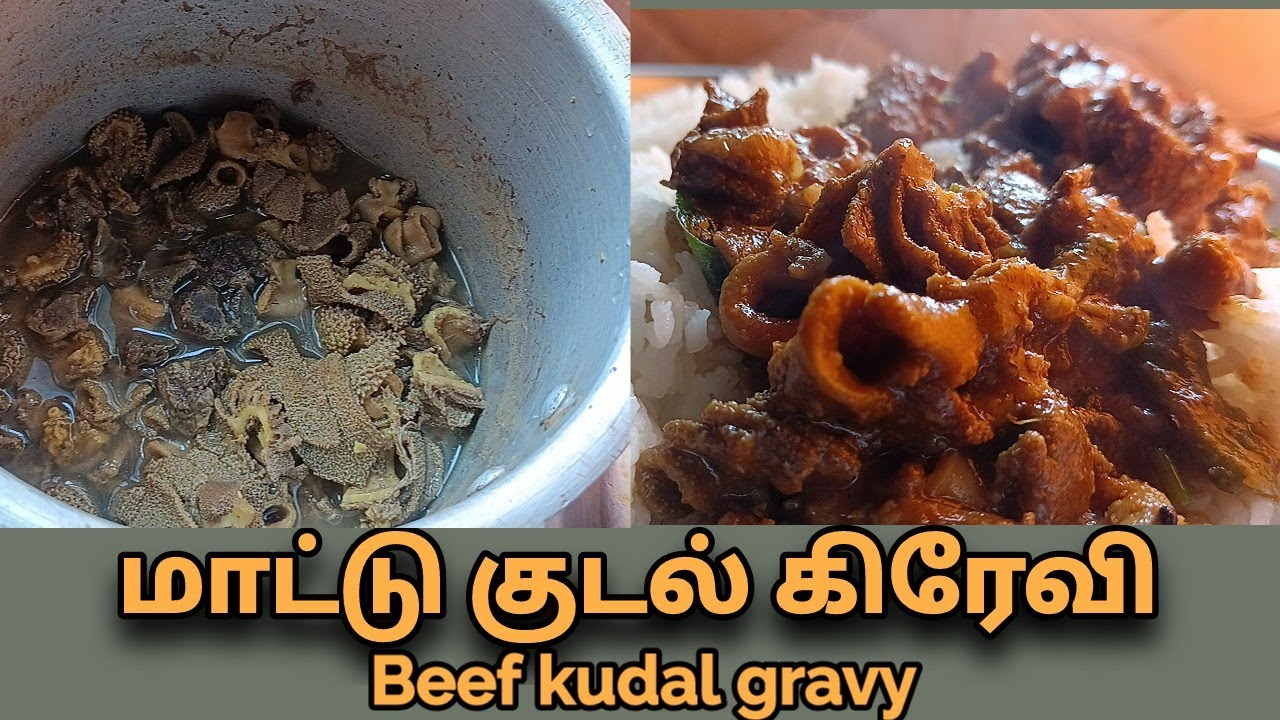 மாட்டு குடல் கிரேவி | Beef kudal gravy l Kudal Recipes || Boti Masala | Spicy Boti Gravy