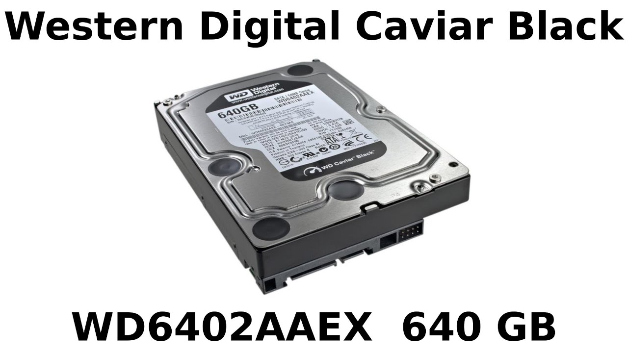 Жёсткий диск Western Digital Caviar Black WD6402AAEX 640GB
