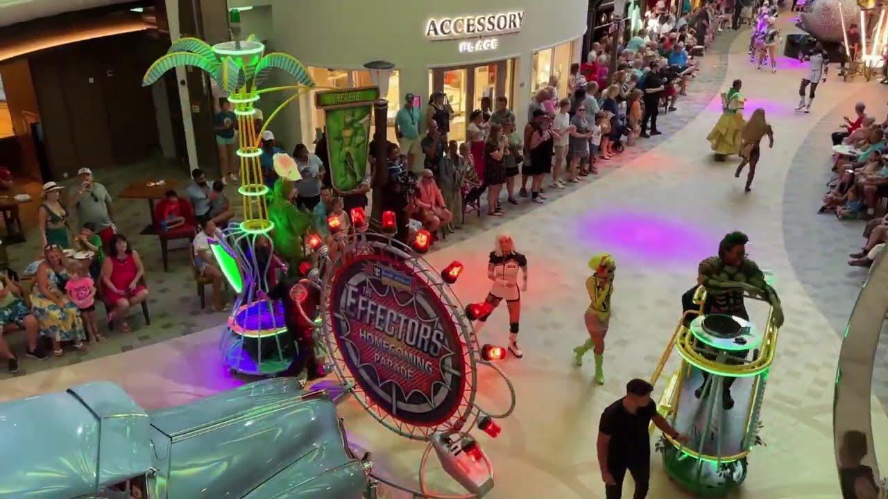 Effectors Homecoming Parade #utopiaoftheseas #cruise #travel