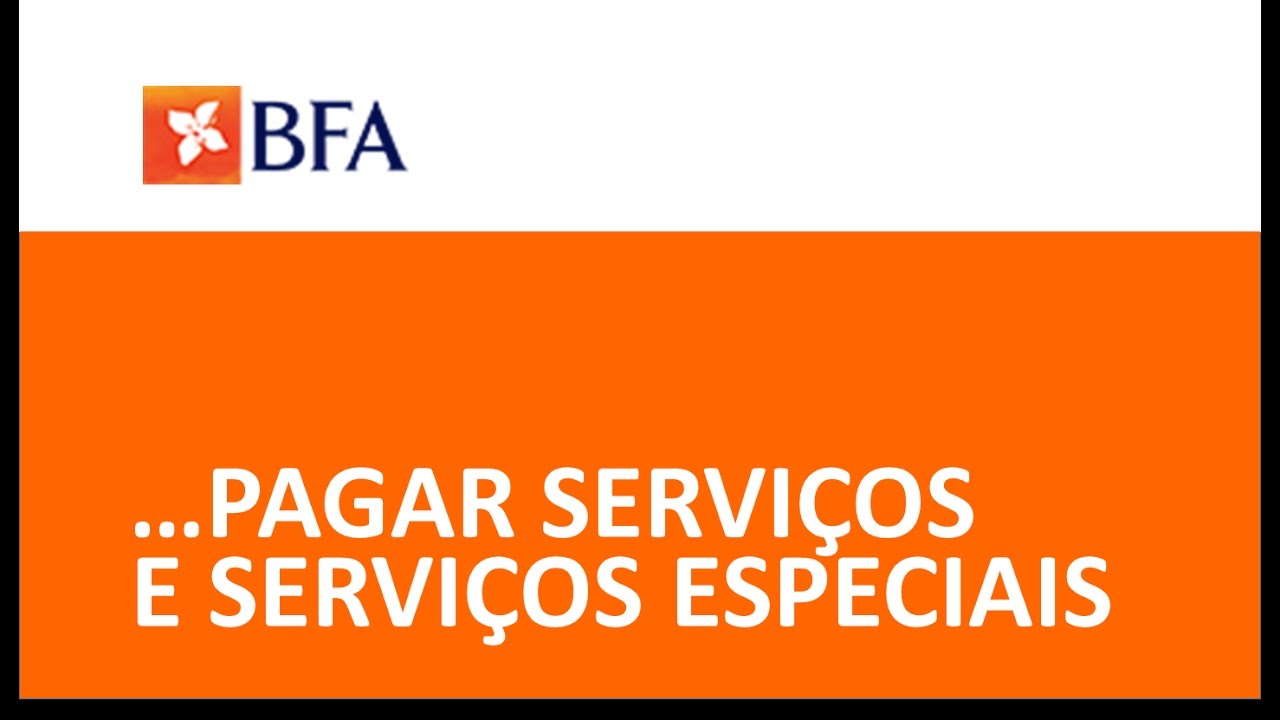 BFA Net - Pagamento de Serviços